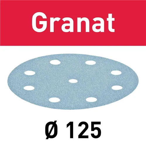 Festool Brusné kotouče STF D125/8 - P180 GR/10 Granat