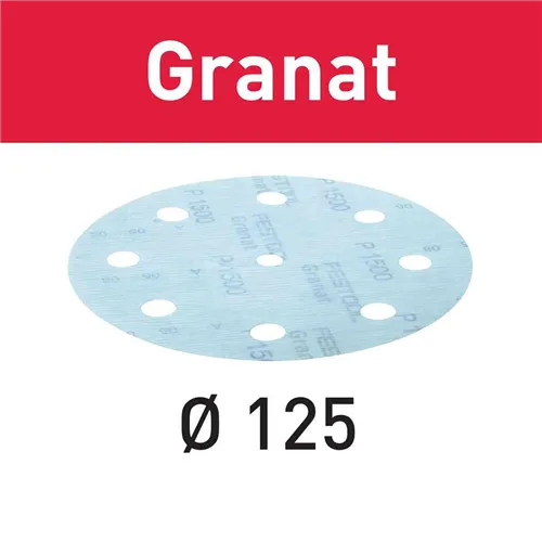 Festool Brusné kotouče STF D125/8 - P1500 GR/50 Granat