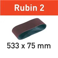 Festool Brusný pás L533X75 - P100 RU2/10 Rubin 2