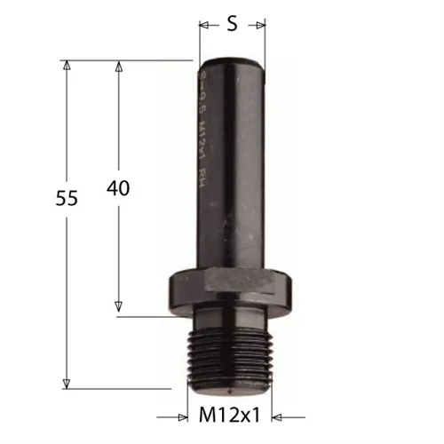 Unášecí stopka - S=12mm, M12x1