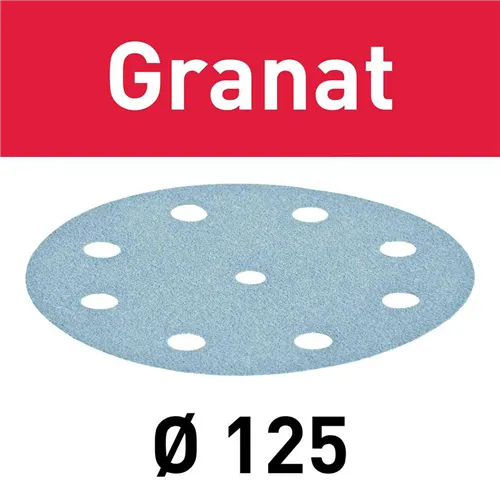Festool Brusné kotouče STF D125/8 - P40 GR/10 Granat
