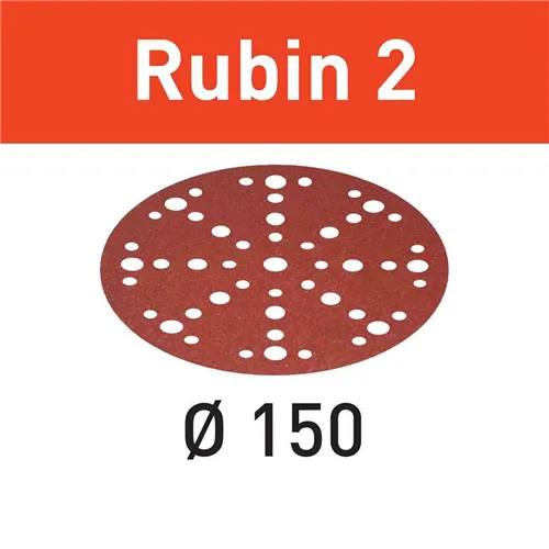Festool Brusné kotouče STF D150/48 - P150 RU2/10 Rubin 2