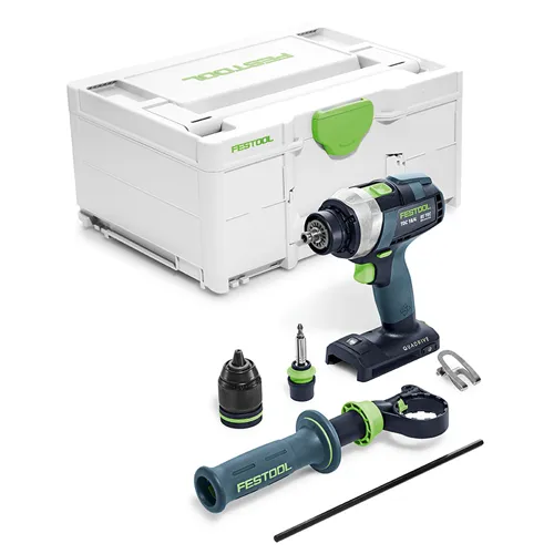 Festool Akumulátorový vrtací šroubovák TDC 18/4 I-Basic QUADRIVE
