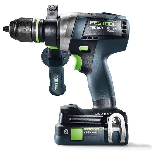 Festool Akumulátorový vrtací šroubovák TDC 18/4 I-Basic QUADRIVE