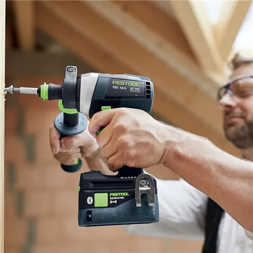 Festool Akumulátorový vrtací šroubovák TDC 18/4 I-Basic QUADRIVE