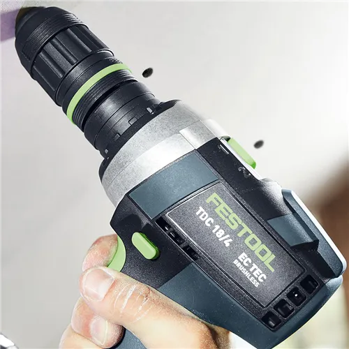 Festool Akumulátorový vrtací šroubovák TDC 18/4 I-Basic QUADRIVE