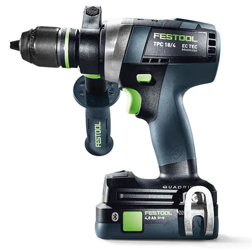 Festool Akumulátorový příklepový vrtací šroubovák TPC 18/4 I-Basic QUADRIVE