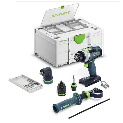 Festool Akumulátorový příklepový vrtací šroubovák TPC 18/4 I-Basic-Set QUADRIVE