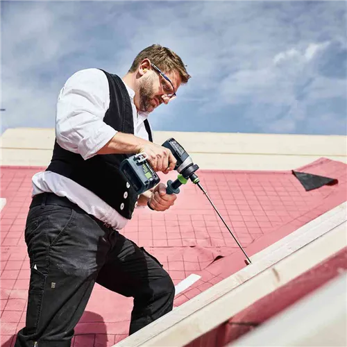 Festool Akumulátorový příklepový vrtací šroubovák TPC 18/4 I-Basic-Set QUADRIVE