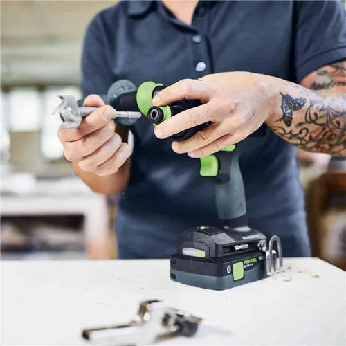 Festool Akumulátorový příklepový vrtací šroubovák TPC 18/4 I-Basic-Set QUADRIVE