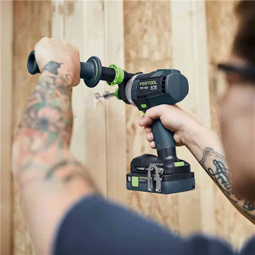 Festool Akumulátorový příklepový vrtací šroubovák TPC 18/4 I-Basic-Set QUADRIVE