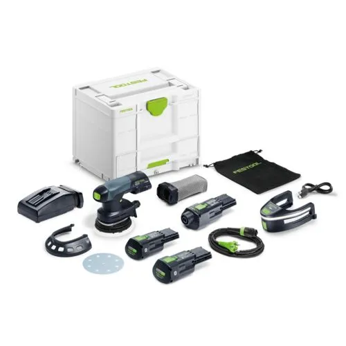 Festool Akumulátorová excentrická bruska ETSC 125 3,0 I-Set
