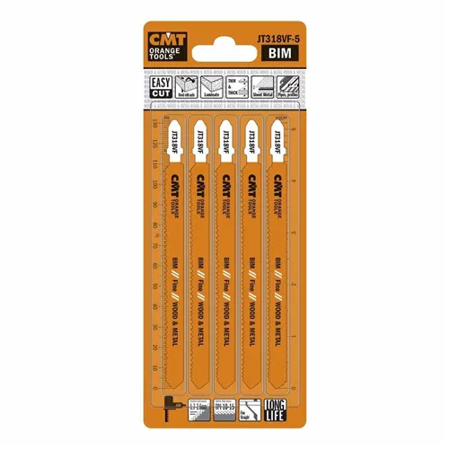 CMT Pilový plátek do kmitací pily BIM Fine Wood Metal 318 VF - L132 I100 TS1,7-2,6 (bal 5ks)