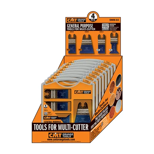 CMT Sada příslušenství k oscilačnímu multifunkčnímu nářadí, 4 ks