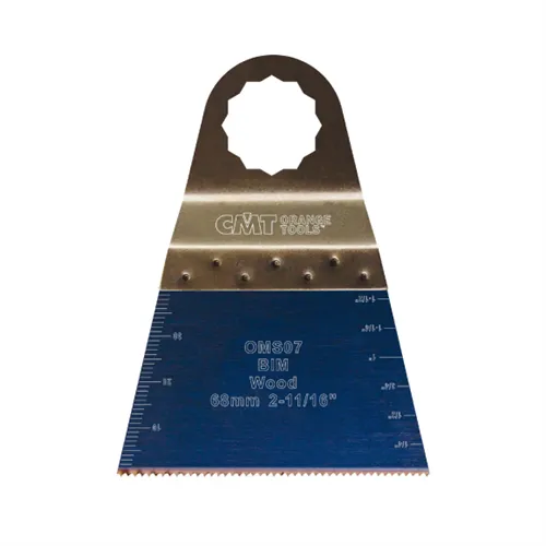 CMT Ponorný pilový list s prodlouženou životností BIM, na dřevo - 68mm, sada 5 ks, pro Fein, Festool