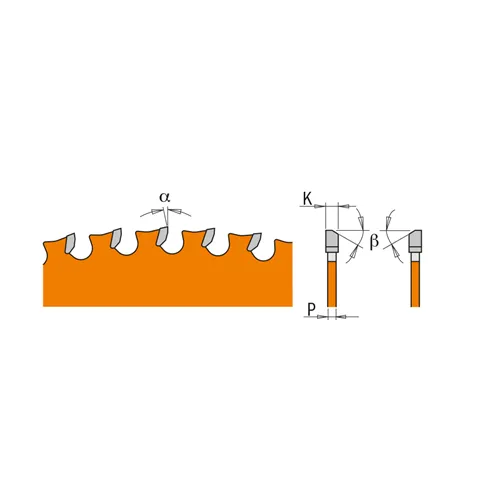 CMT Industrial Pilový kotouč na železo - D305x2,2 d25,4 Z80 HW