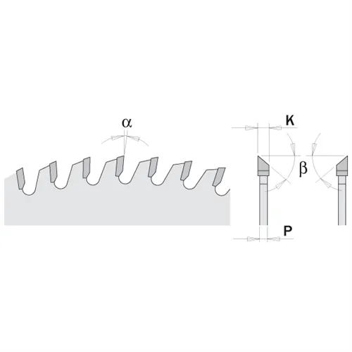 CMT Industrial C283 Pilový kotouč na lamino bez předřezu - D220x3,2 d30 Z64 HW