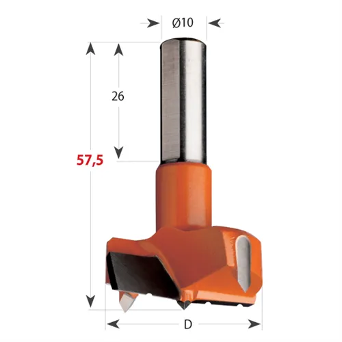 CMT 369C Sukovník pro kolíkovačky s lamačem S10 L70 HW - D35 S=10x26 L70 P
