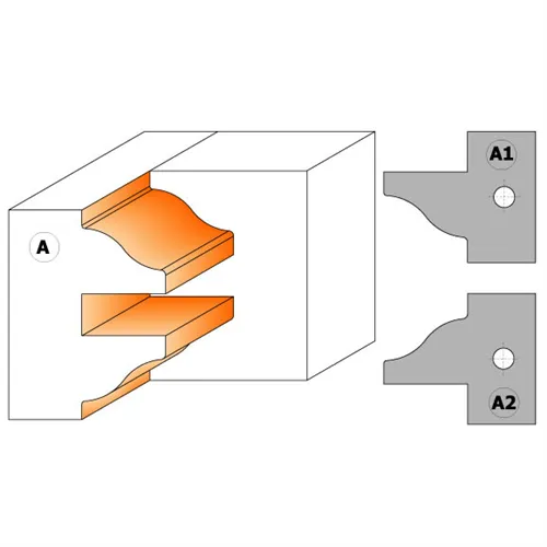 CMT Nůž pro C694015 - pár žiletek A1 25x29,8x2mm