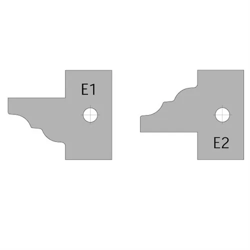 CMT Nůž pro C694015 - pár žiletek E2 25x29,8x2mm