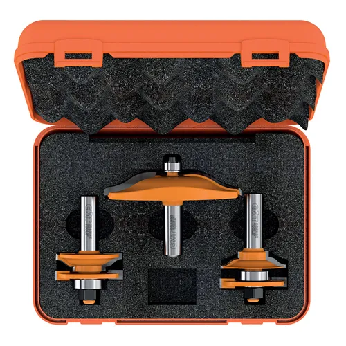 CMT Sada fréz pro rámy a výplně - 3ks profil A+A2 S=12 HW