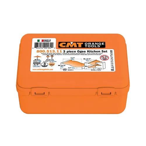 CMT Sada fréz pro rámy a výplně - 3ks profil A+A2 S=12 HW