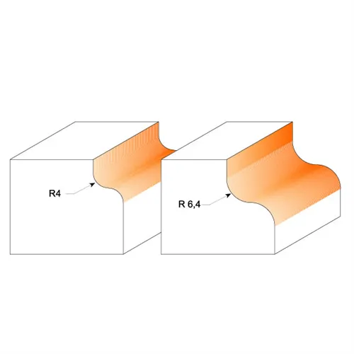 CMT C959 Profilová fréza s ložiskem - R4 D28,7x13 S=8 HW
