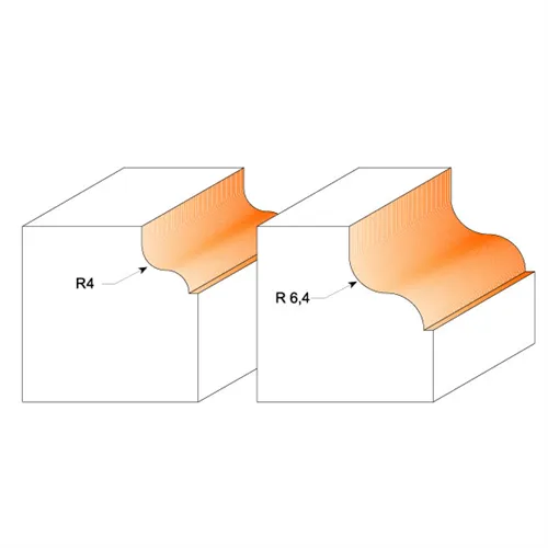 CMT C960 Profilová fréza s ložiskem - R4 D28,7x13 S=8 HW