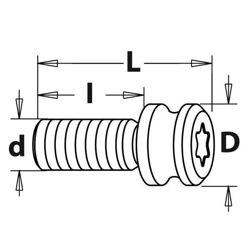Šroub WEEKE - M5x11,5x17 CMT