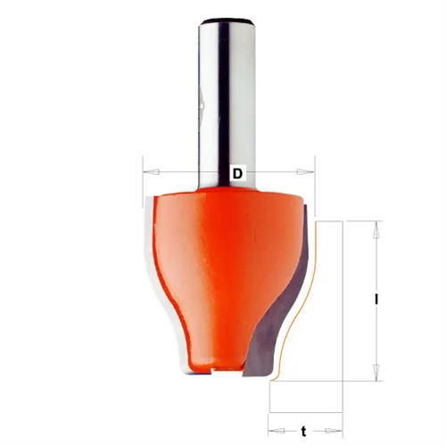 CMT C990 Fréza na výplně - D38x38 t15-18 profil B S=12