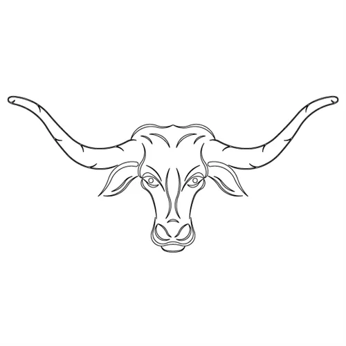 CMT Šablona na ornamenty na dvířka LONGHORN 419x194mm