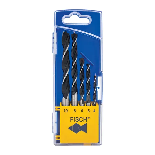 FISCH Sada vrtáků do dřeva 5 ks - D4-5-6-8-10
