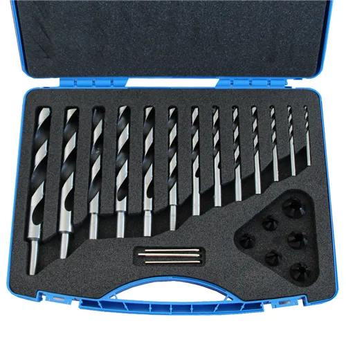 FISCH Sada vrtáků a záhlubníků do dřeva 13 ks - D4-5-6-7-8-9-10-12-14-15-16-18-20