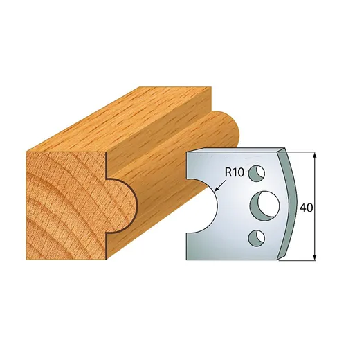 IGM profil 015 - pár nožů 40x4mm SP