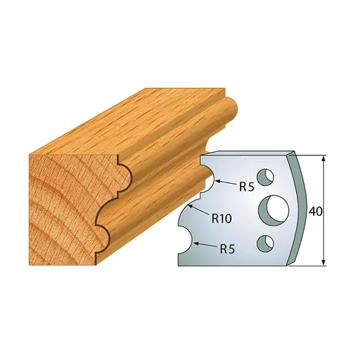 IGM profil 052 - pár nožů 40x4mm SP