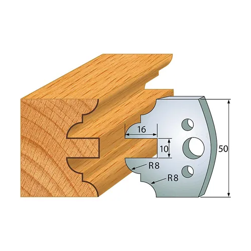 IGM profil 523 - pár nožů 50x4mm SP