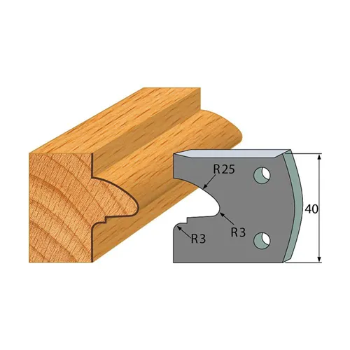 IGM profil 078 - pár omezovačů 40x4mm SP