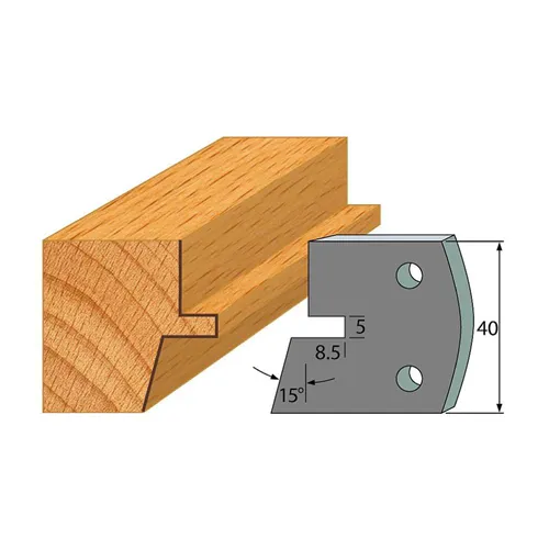 IGM profil 085 - pár omezovačů 40x4mm SP