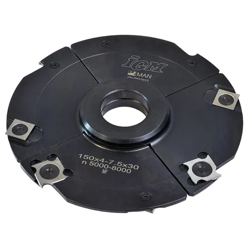 IGM F602 Stavitelná drážkovací fréza MAN - D150x4-7,5 d30 Z4+4 OCEL