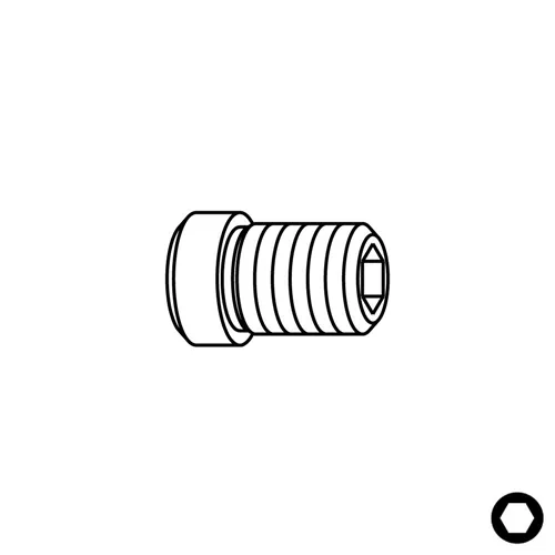 Šroub TCEI Guide - M5x6x9 D6 IGM