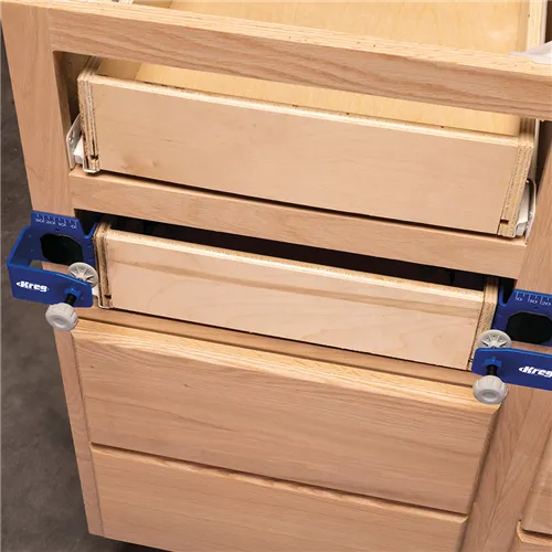 Kreg Přípravek pro montáž čel zásuvek