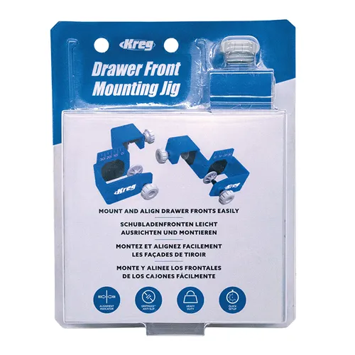 Kreg Přípravek pro montáž čel zásuvek