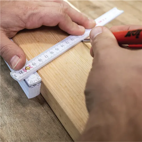 IGM Skládací metr s úhloměrem 2m