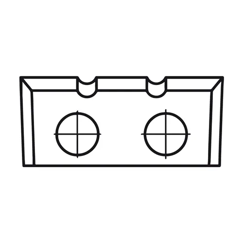 IGM Žiletka - 22,8x7x1,5 dvě drážky