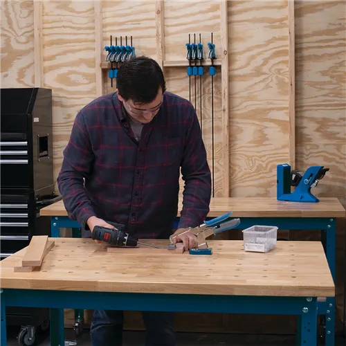 Kreg Dřevěný pracovní stůl s otvory - 610 mm x 813 mm