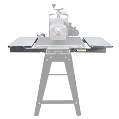 LAGUNA Skládací přídavné stoly pro brusku 1938