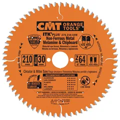 CMT ITK Ultra tenký kotouč na lamino, plast a neželezné kovy - D300x2,8 d30 Z96 HW