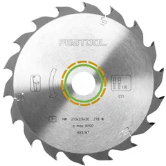 Festool Pilový kotouč do okružních pil HW 210x2,6x30 W18 WOOD STANDARD