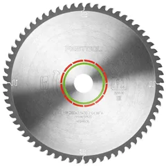 Festool Pilový kotouč do okružních pil HW 260x2,5x30 WZ/FA64 LAMINATE/HPL