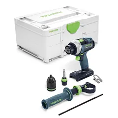 Festool Akumulátorový vrtací šroubovák TDC 18/4 I-Basic QUADRIVE